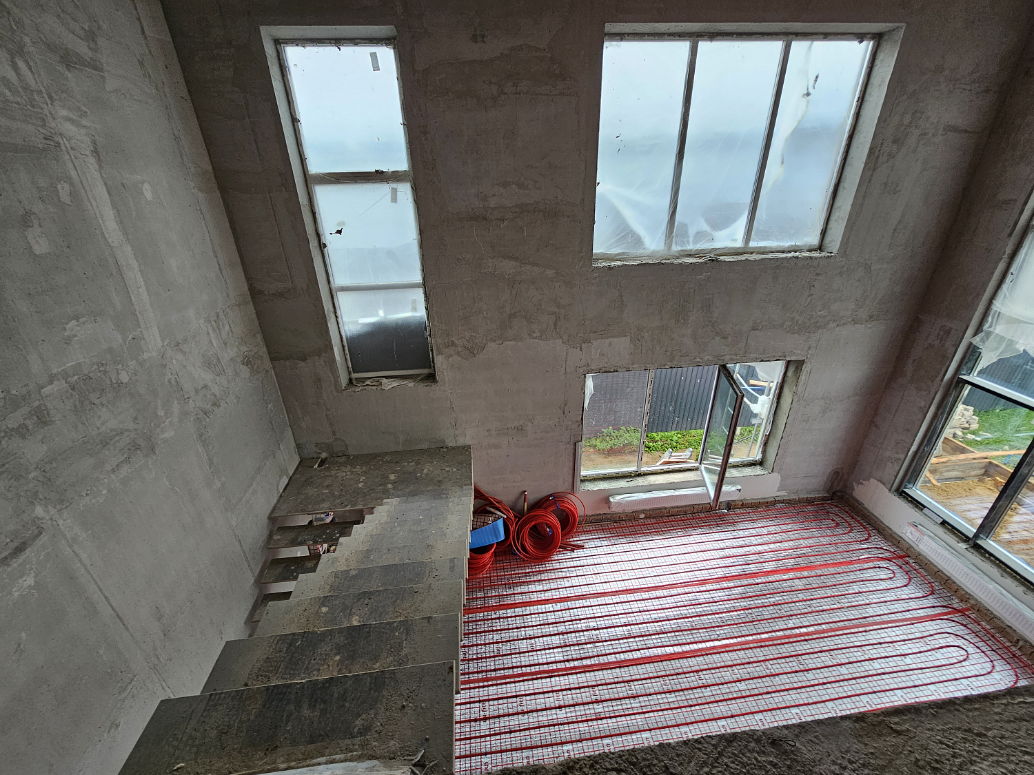 Монтаж котельной и теплый пол в загородном доме 240 м2 дер. Новосельцево