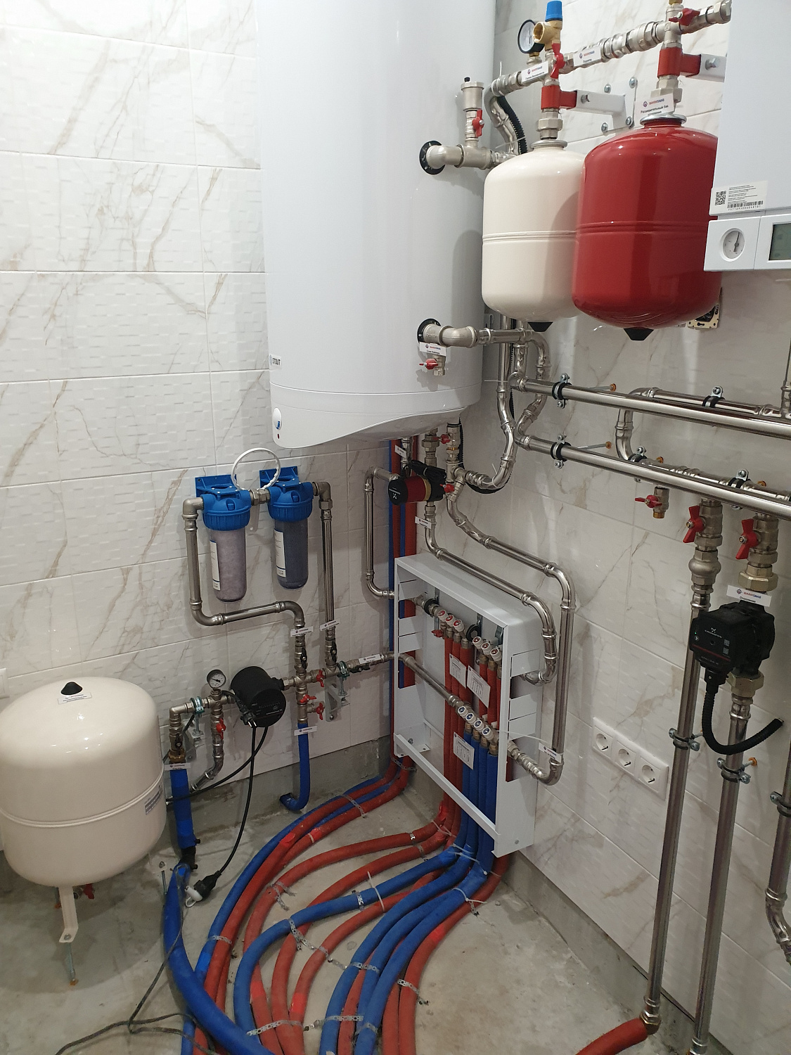 Монтаж котельной КП Грибки