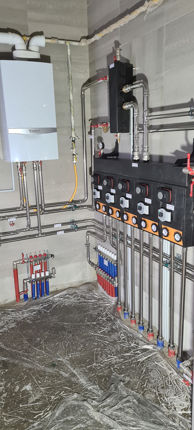 Монтаж котельной в СНТ Дубки+