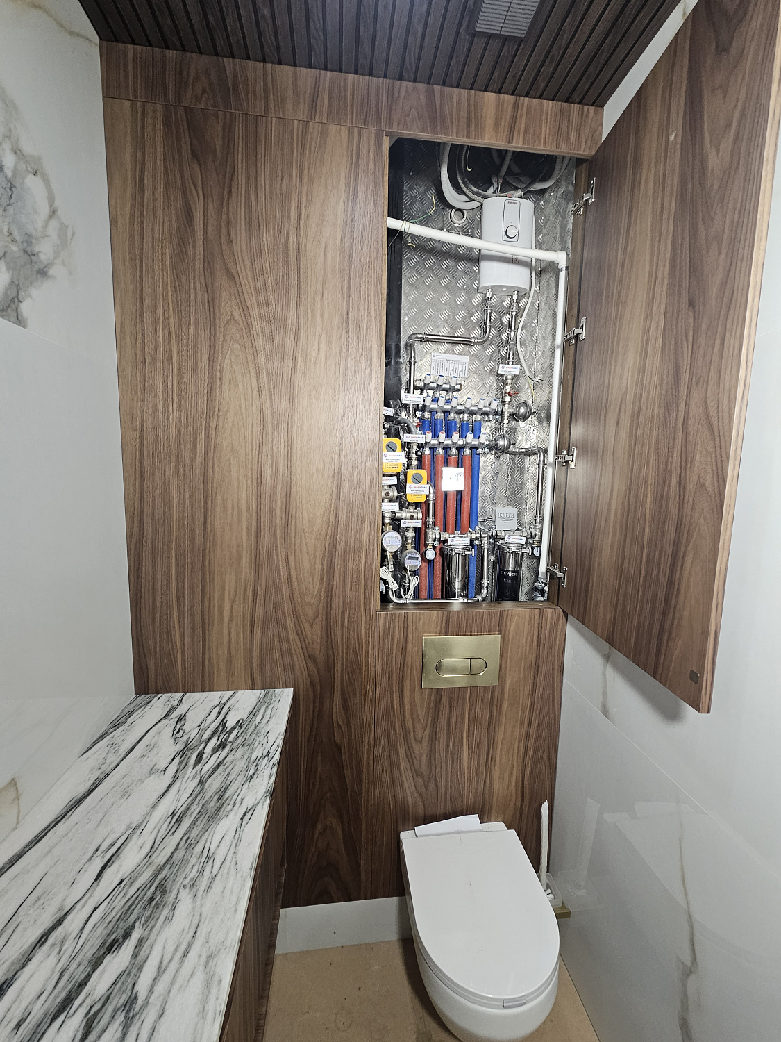 Монтаж системы отопления, вентиляции, кондиционирования и сантехники под ключ в квартире