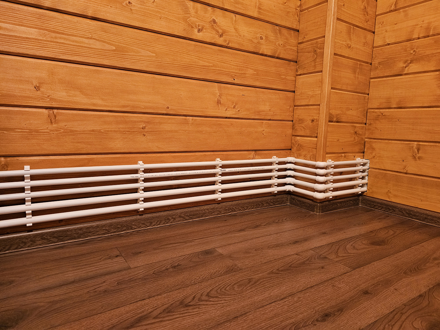 Монтаж котельной, радиаторного отопления, водоснабжения и водоотведение в деревянном доме 130м2