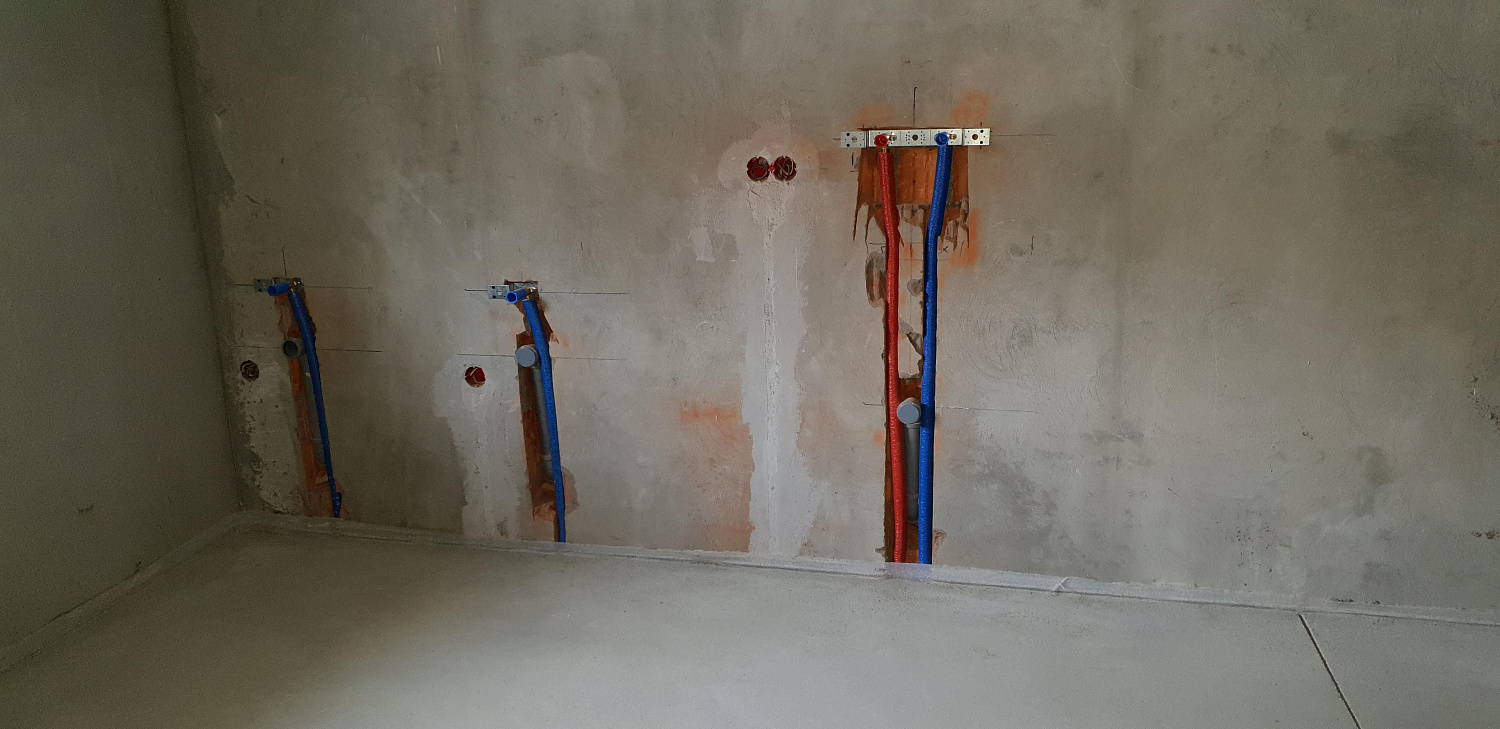 Монтаж инженерных коммуникаций на объекте площадью 450 м.кв