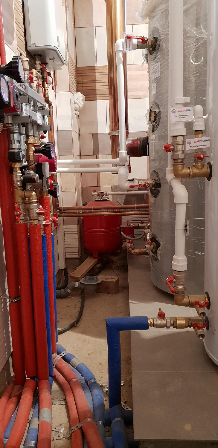 Котельная на базе твердотопливного котла. МО., г. Щербинка