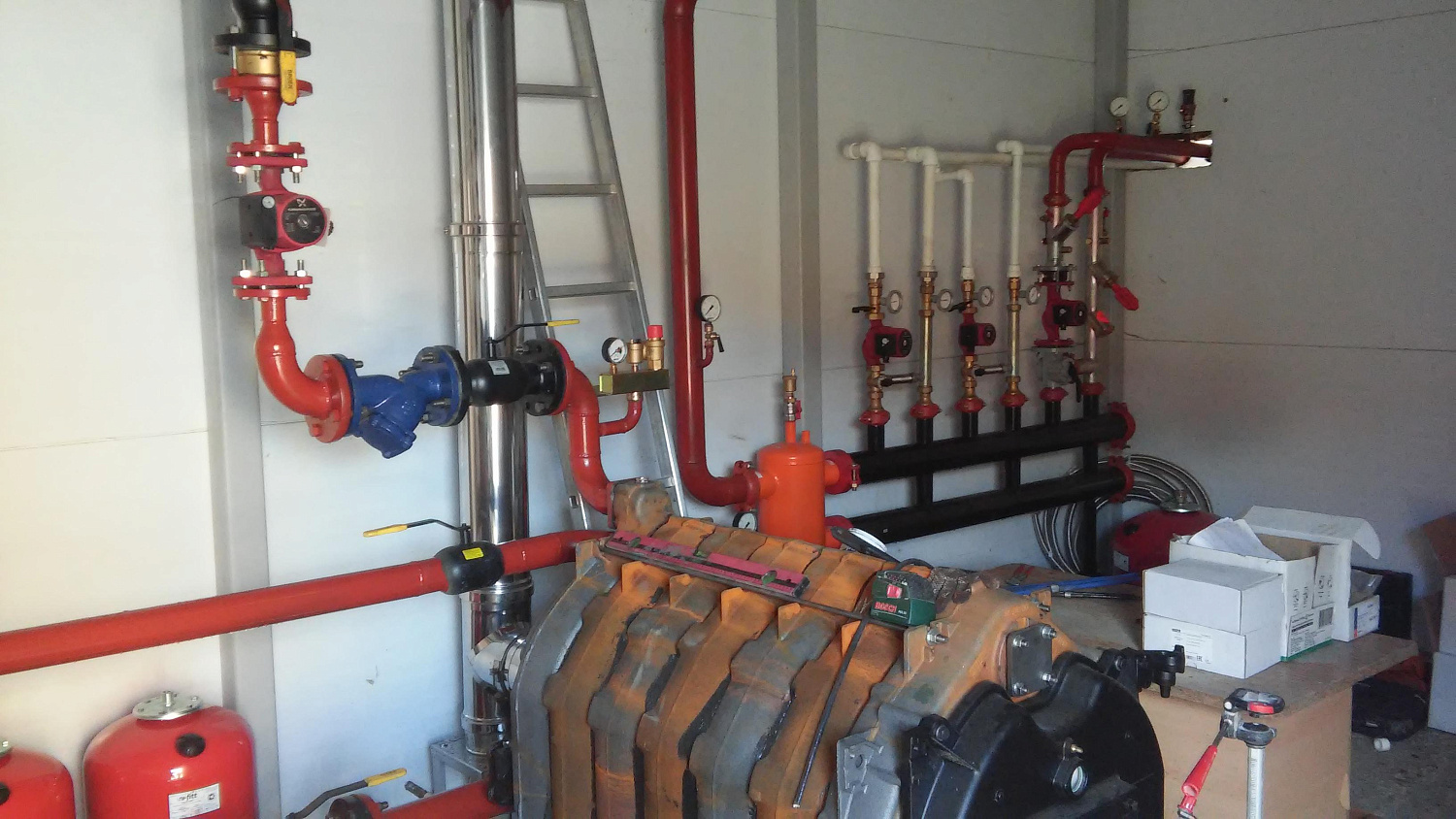 Отопление для завода в г.Ногинск