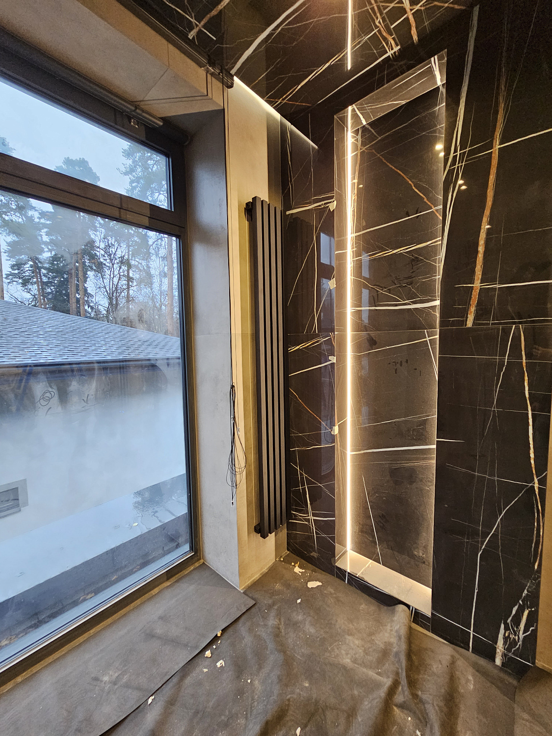 Комбинированная система отопления, тёплые полы и радиаторное отопление, водоотведение в частном доме 300 м2 Балашиха