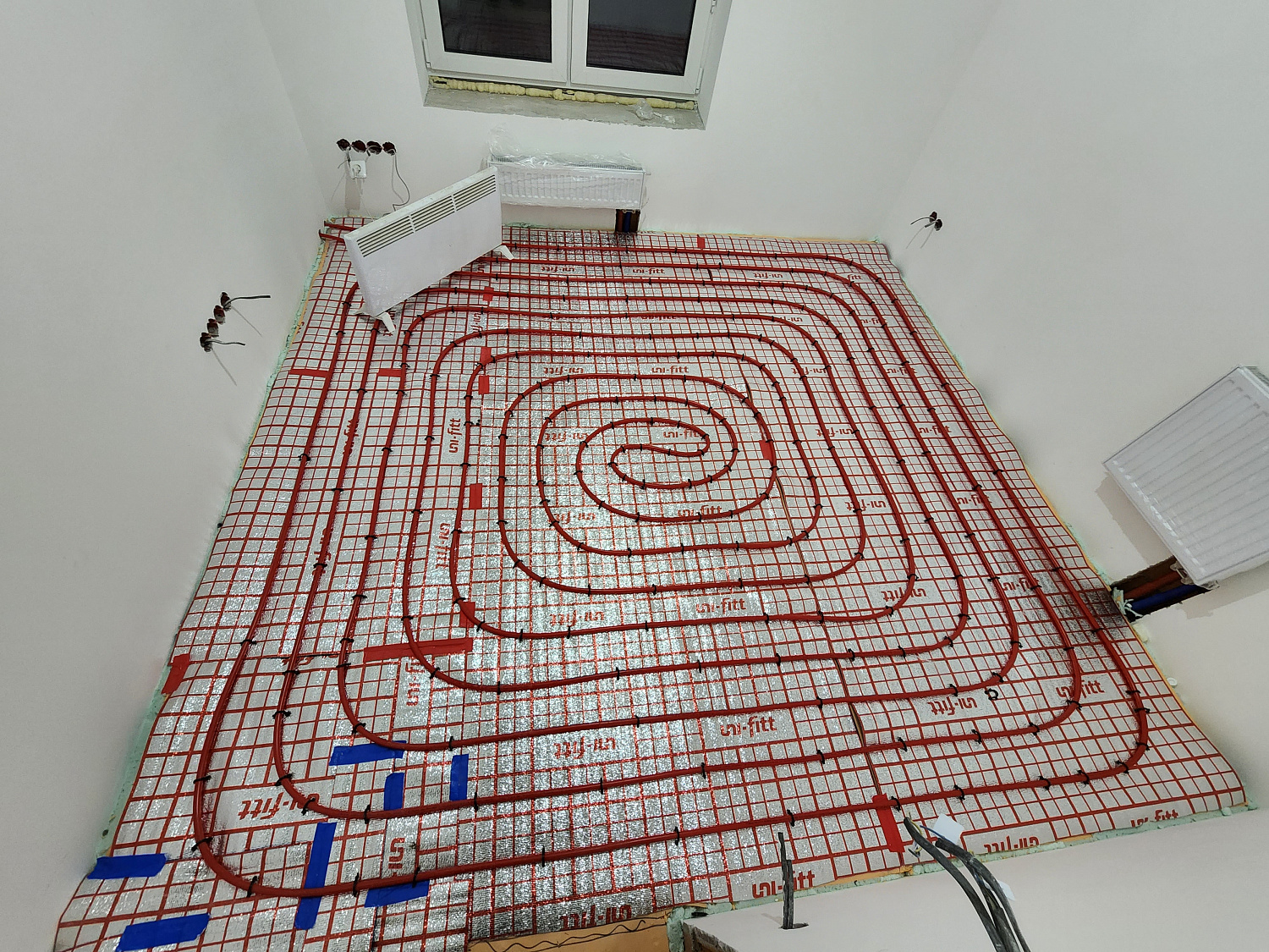 Комбинированная система отопления, тёплые полы и радиаторное отопление, водоотведение Королёв