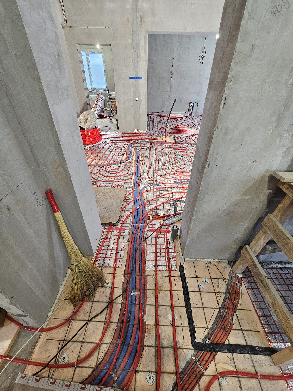 Монтаж котельной и теплого пола пос. Угловое