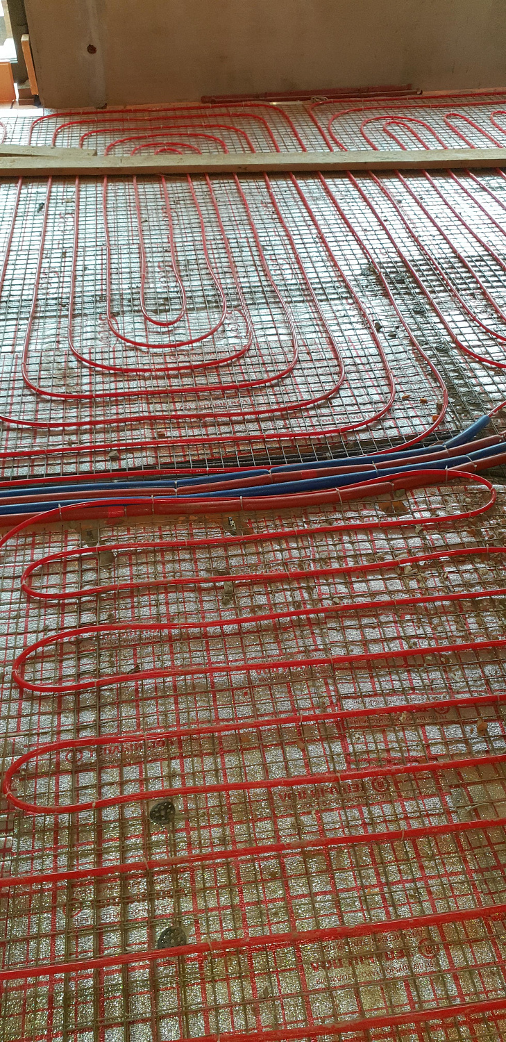 Монтаж инженерных коммуникаций на объекте площадью 450 м.кв