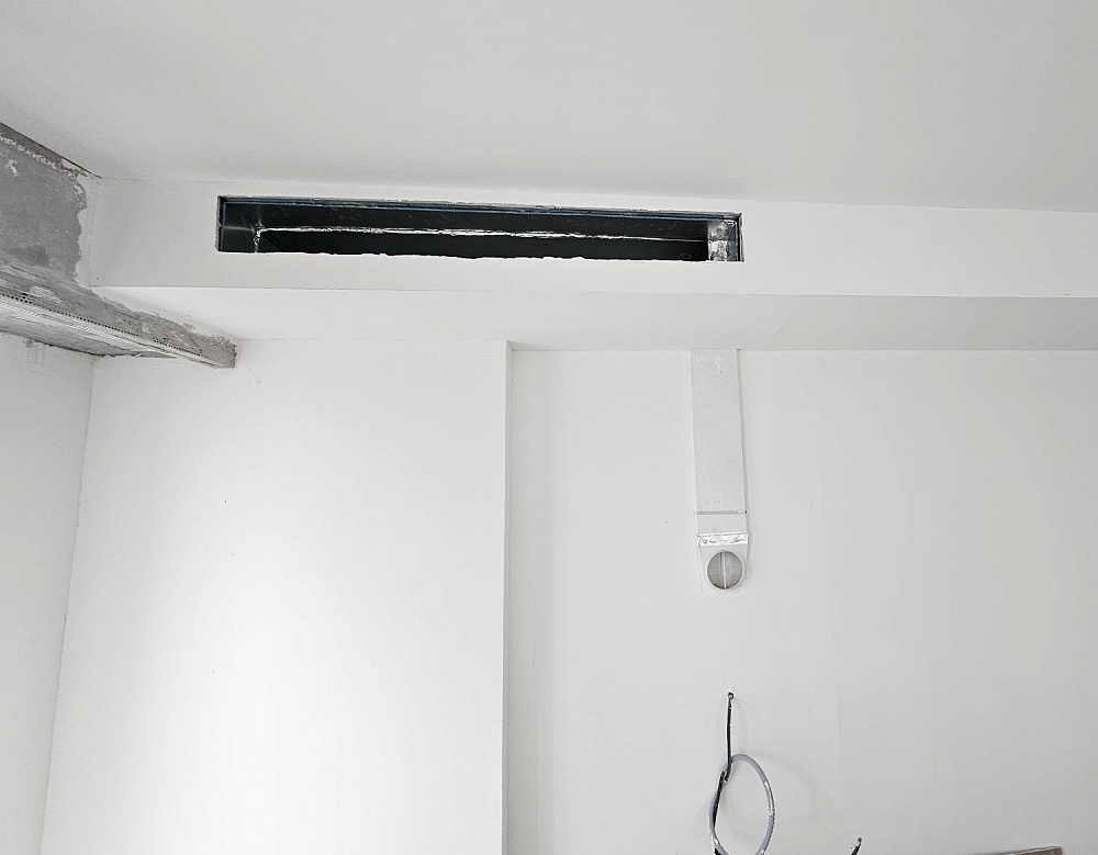 Монтаж фанкойлов в квартире ЖК Sky House