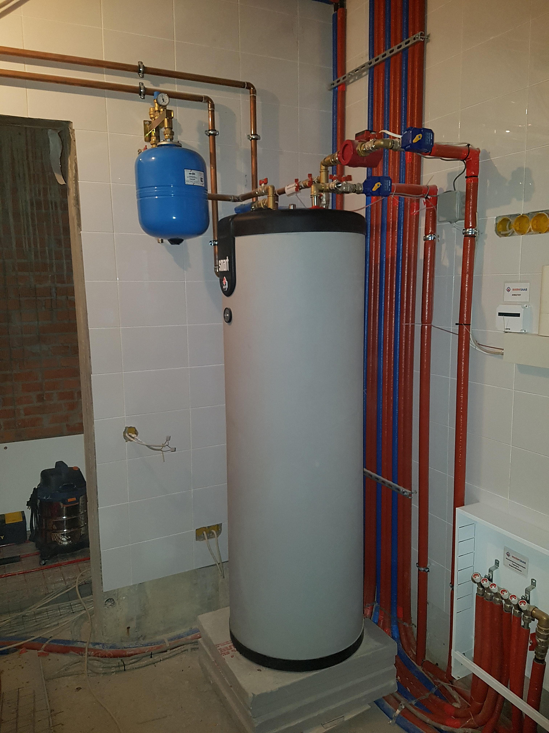 Инженерные работы загородного дома площадью 800 кв.м.