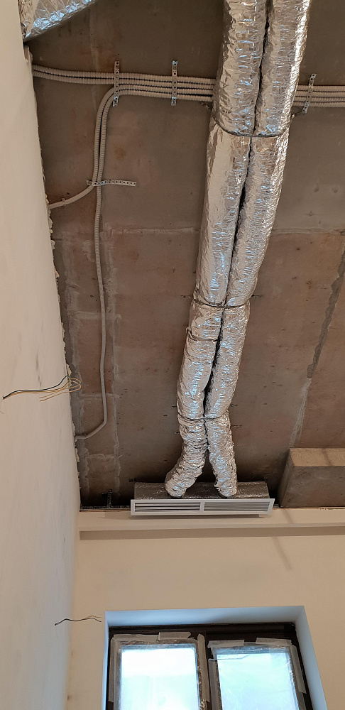 Монтаж системы кондиционирования. г. Москва, ул. Шлюзовая наб.