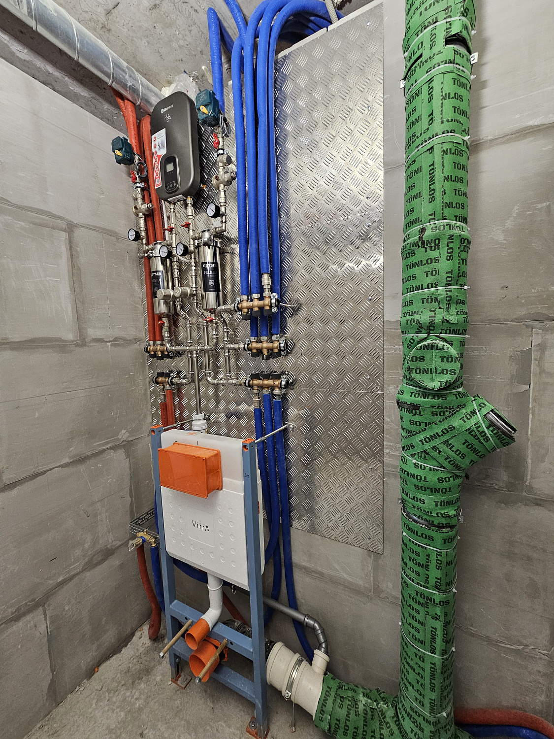 Монтаж водоснабжения и водоотведения в 2-х комнатной квартире