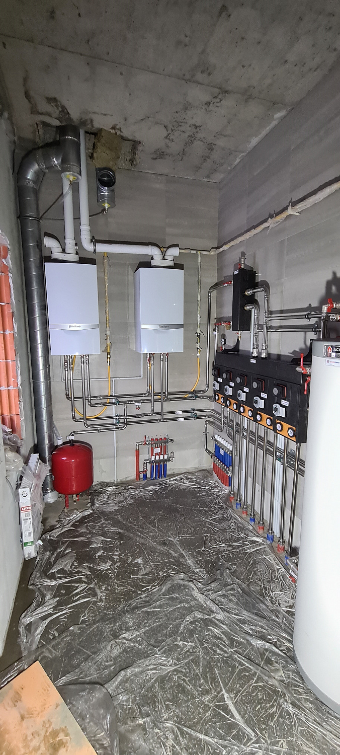 Монтаж котельной в СНТ Дубки+