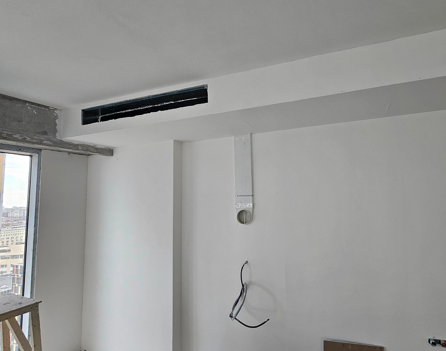 Монтаж фанкойлов в квартире ЖК Sky House