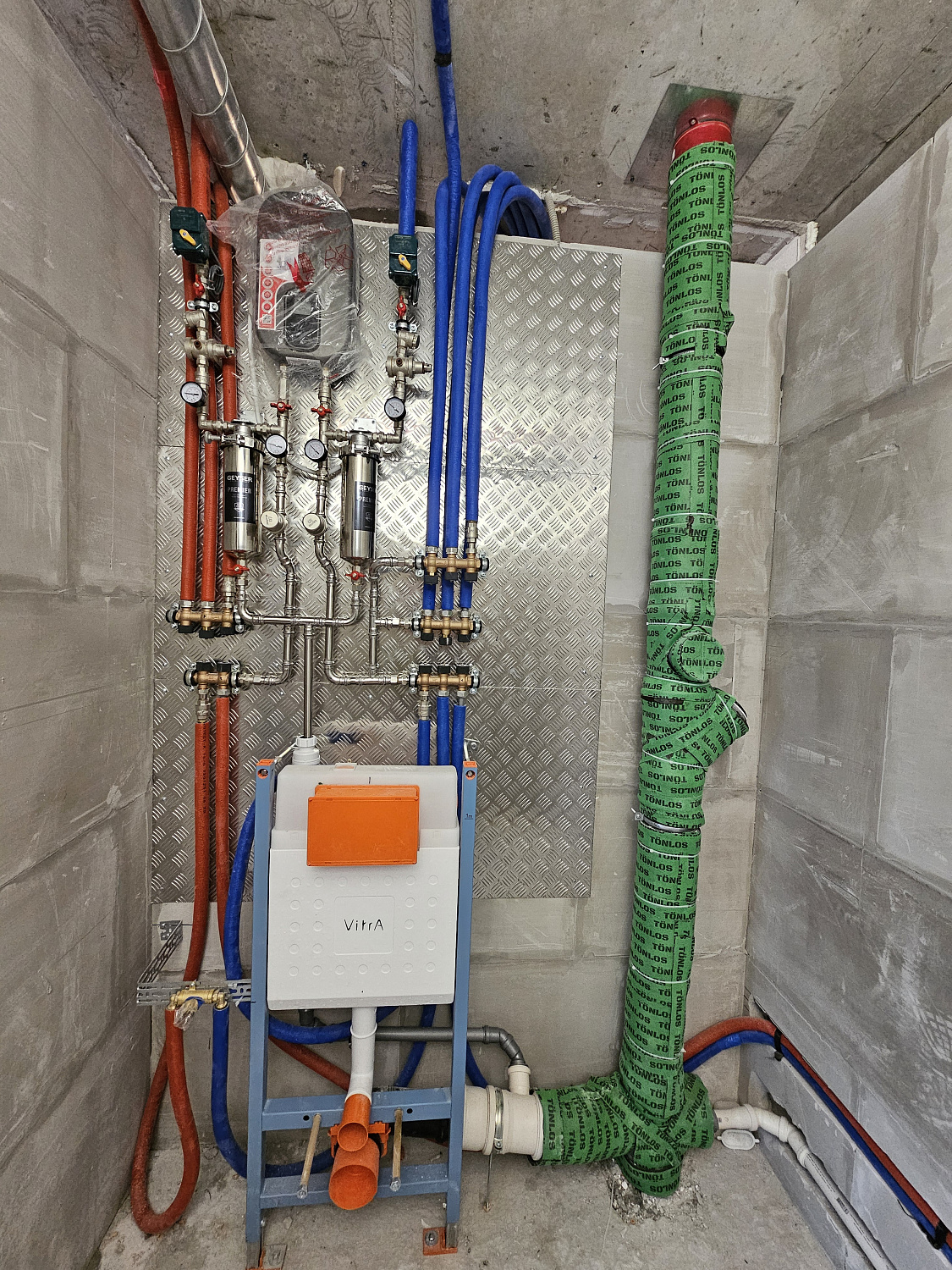 Монтаж водоснабжения и водоотведения в 2-х комнатной квартире