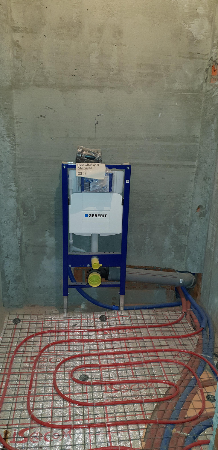 Монтаж инженерных коммуникаций на объекте площадью 450 м.кв