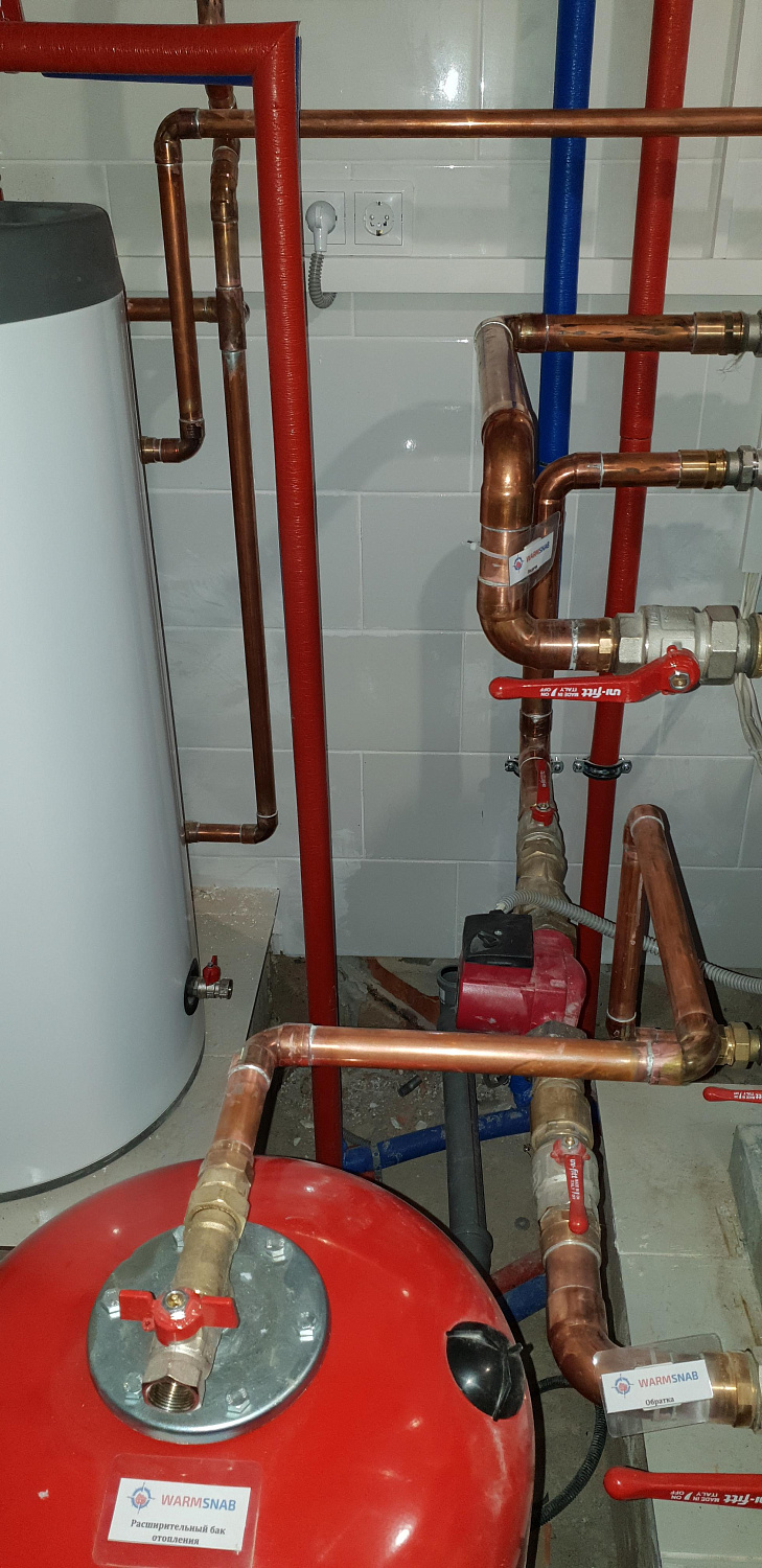 Котельная, радиаторное отопление, водоснабжение, водоотведение, вентиляция.