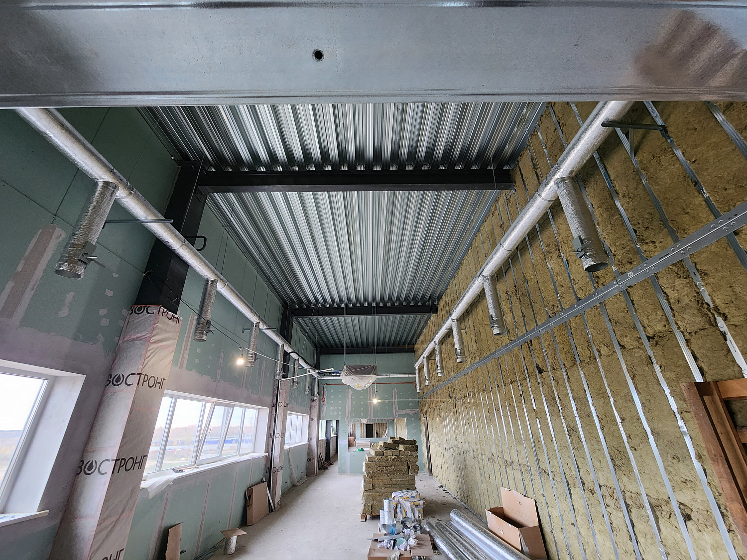 Монтаж систем вентиляции на производственном объекте