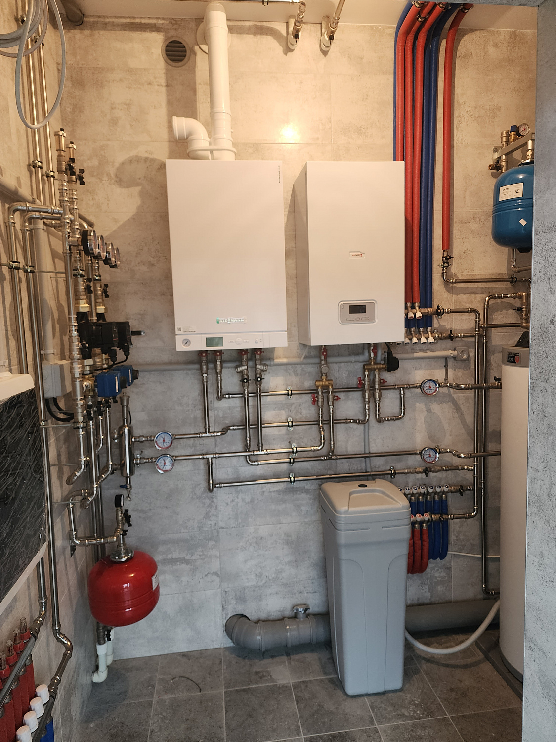 Монтаж котельной в частном доме 180м2