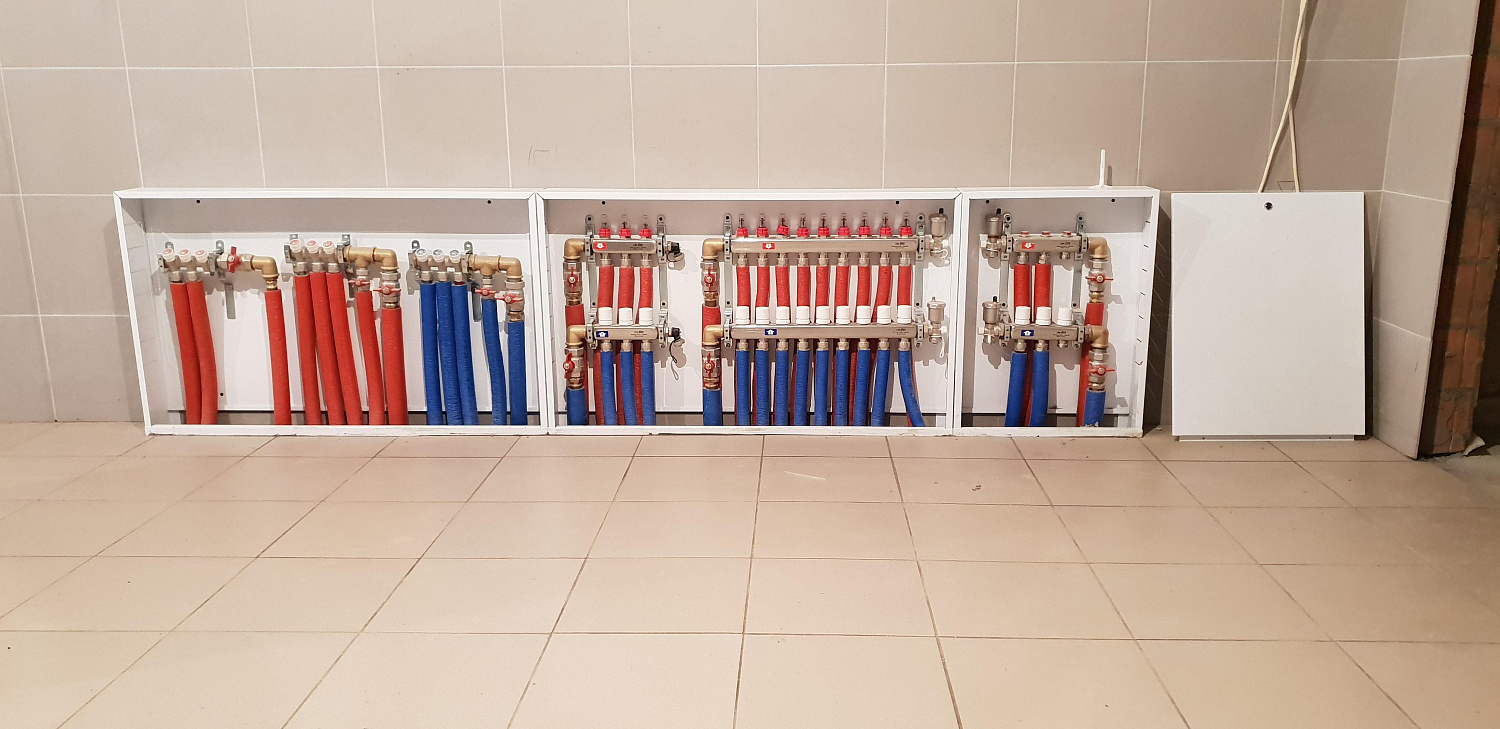 Монтаж инженерных коммуникаций на объекте площадью 450 м.кв