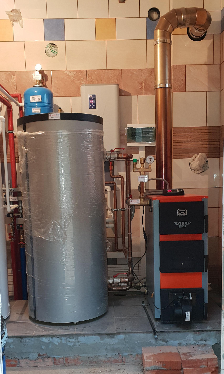 Котельная на базе твердотопливного котла. МО., г. Щербинка