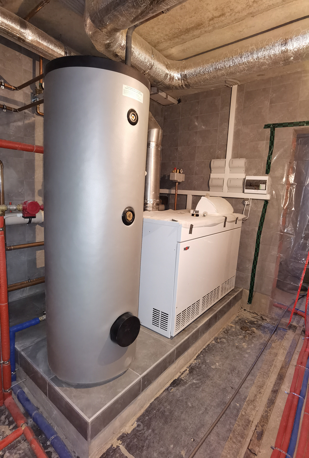 Монтаж котельной КП Бузланово