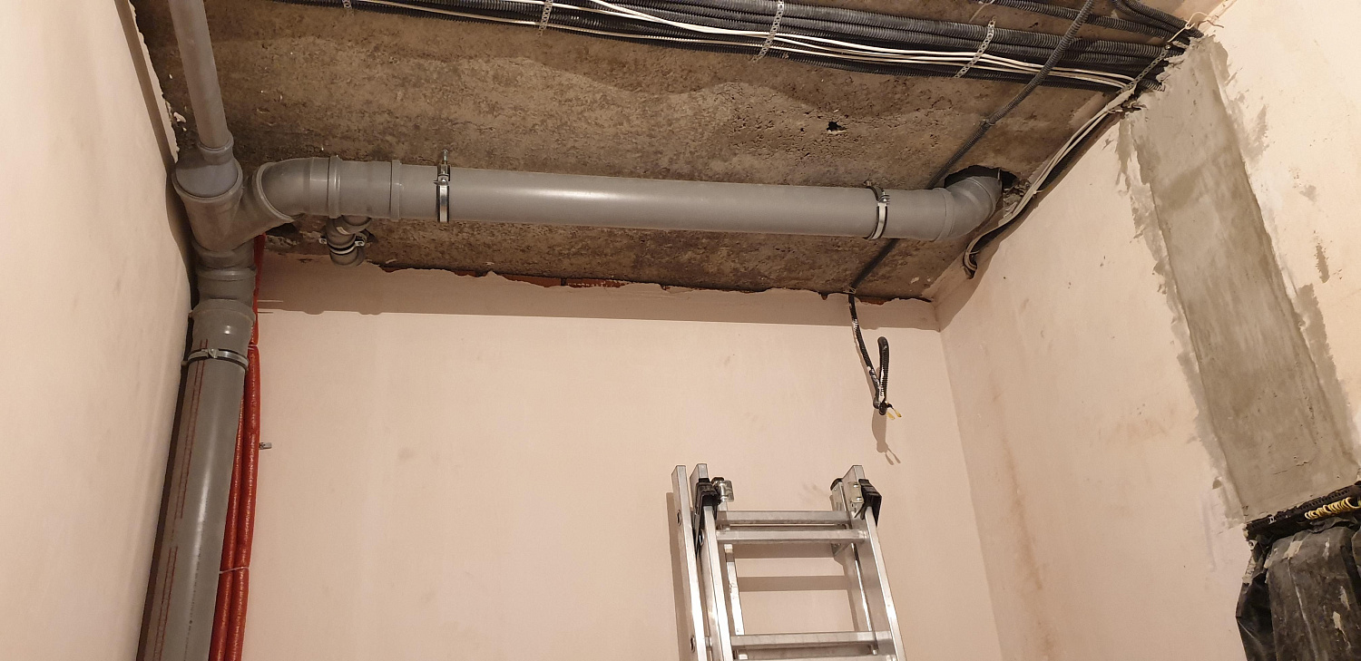 Монтаж инженерных сетей в доме площадью 180 м.кв.