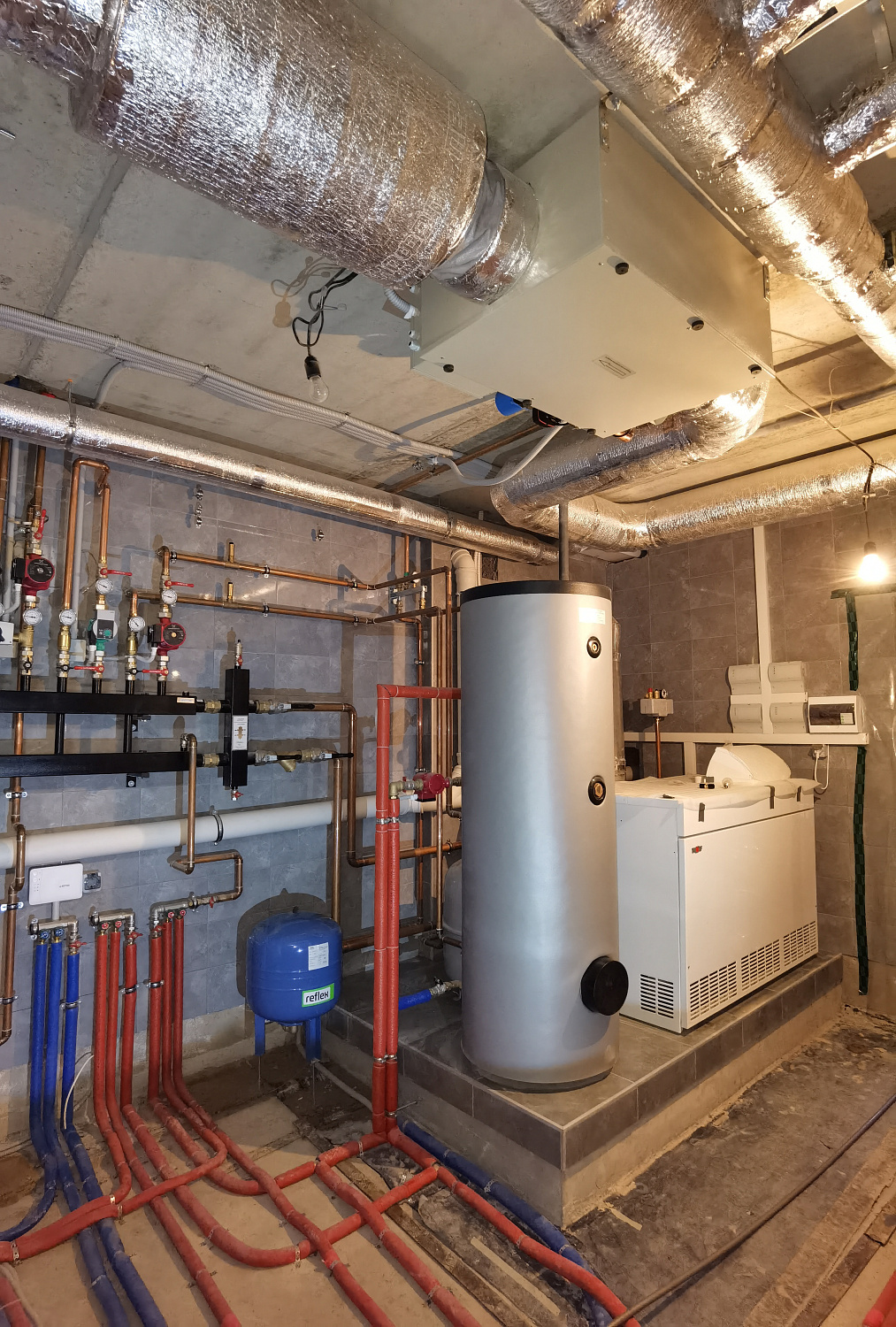 Монтаж котельной КП Бузланово