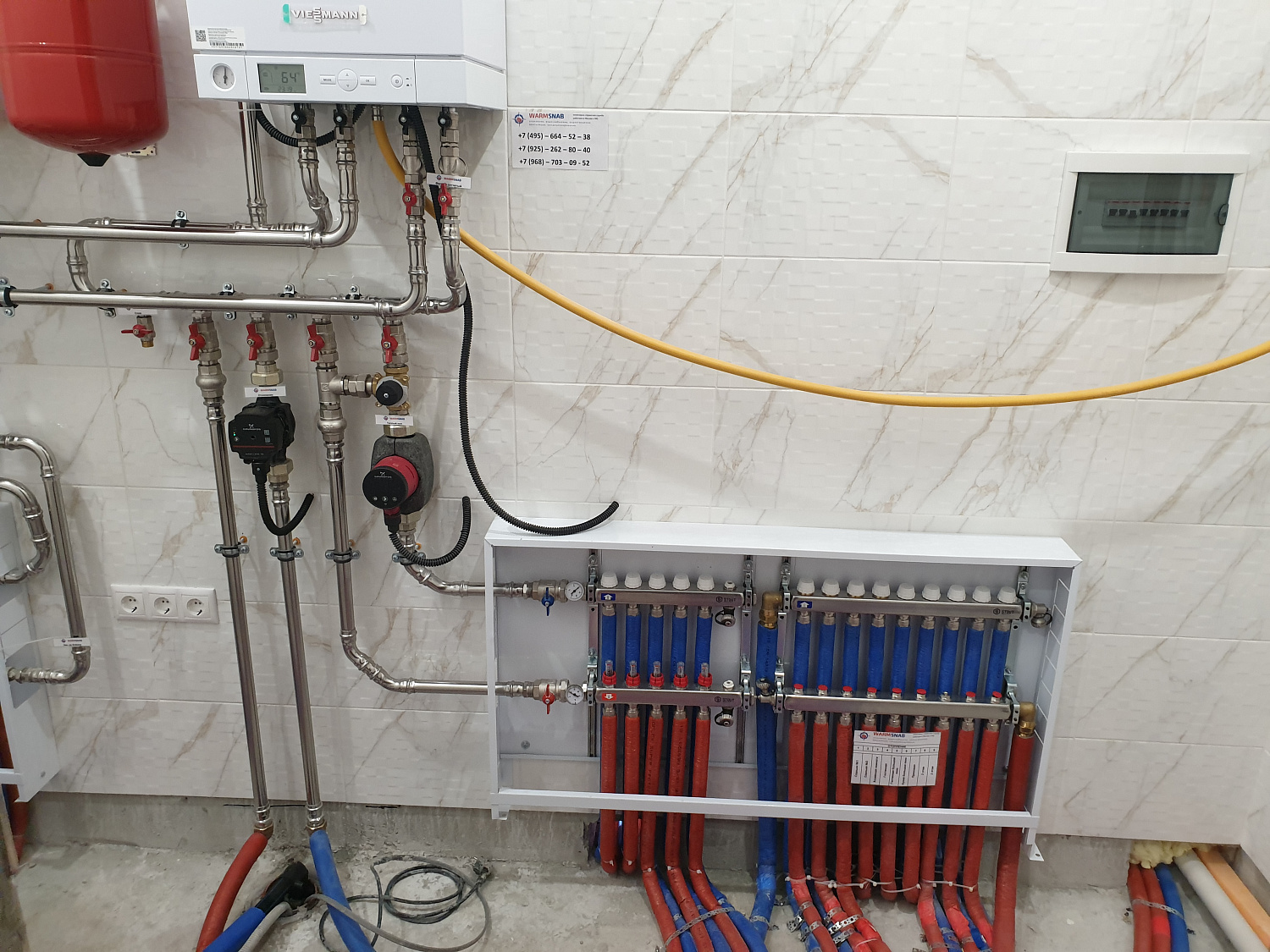 Монтаж котельной КП Грибки