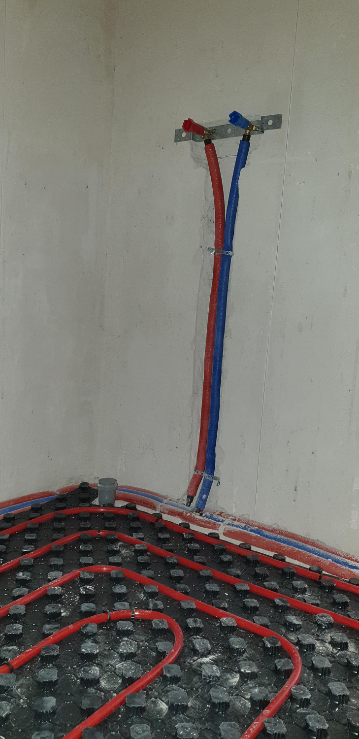 Монтаж инженерных сетей в доме площадью 180 м.кв.