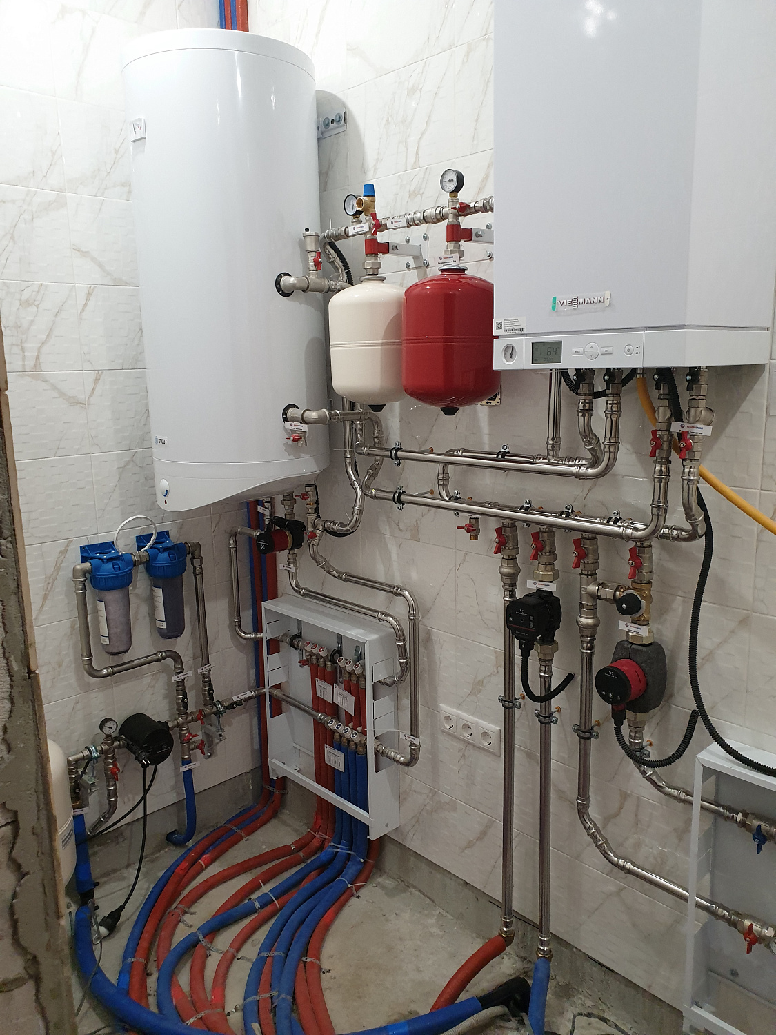 Монтаж котельной КП Грибки