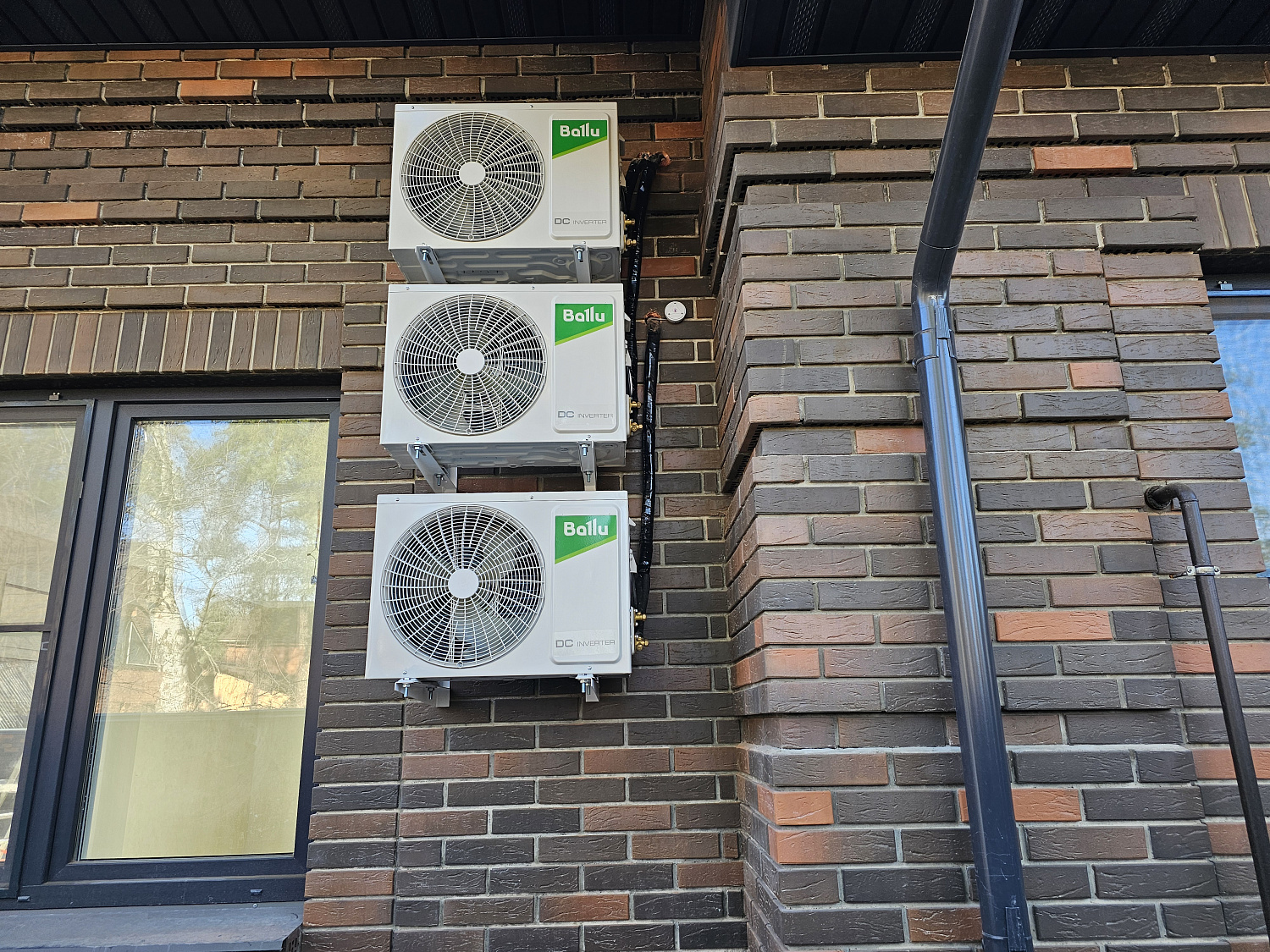 Монтаж системы кондиционирования в частном доме 160м2