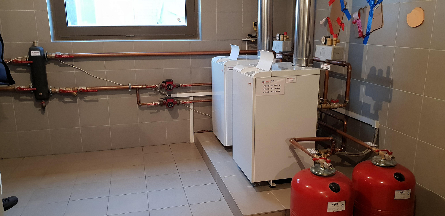 Монтаж инженерных коммуникаций на объекте площадью 450 м.кв